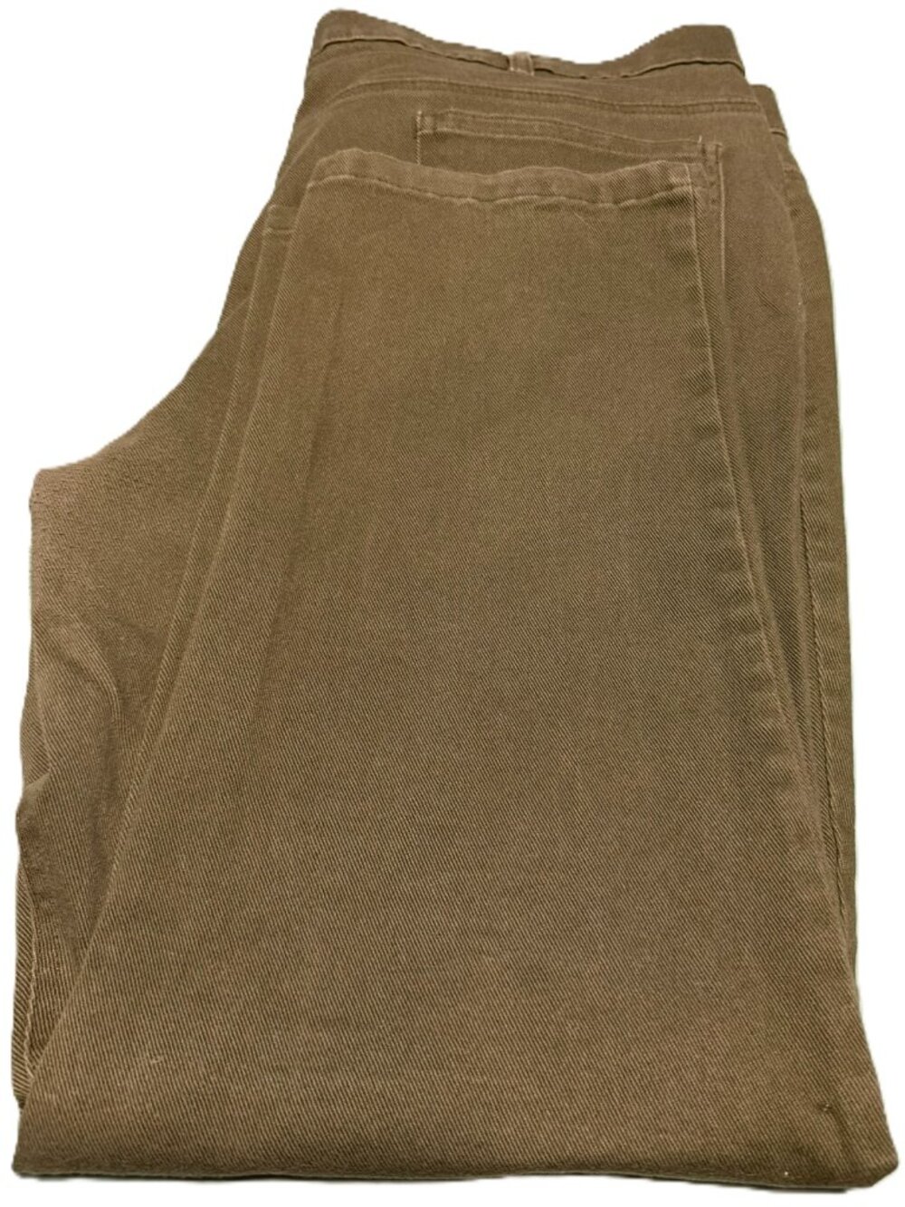ASOS DESIGN Mens W44 L32 Olive Green Khaki Casual Chino Pants